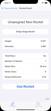 New rocket detail